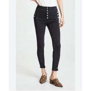 J Brand Jeans Women's 27 Natasha Sky-High Cropped Skinny Bellatrix Destruct